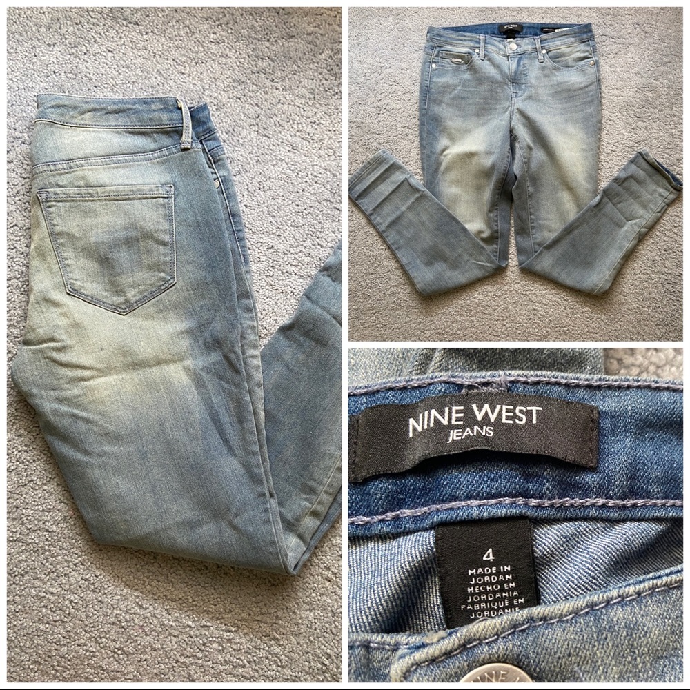 Nine West gramercy skinny jeans (size 4)